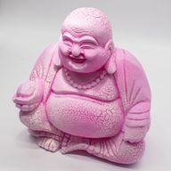 Lampe du Bouddha rieur - Fruit du dragon - Support rond