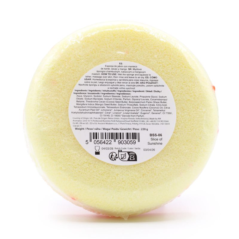 Éponge Savonneuse Triple Beurre – Rayon de Soleil