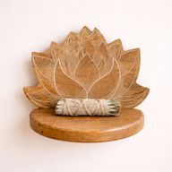 Étagère murale Lotus - Blanc lavé