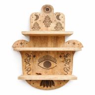 Étagère murale en forme de Hamsa