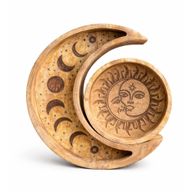 Plateau rond en forme de lune S/2