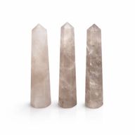 Pointes obélisques à six faces d'environ 11 cm - Quartz fumé