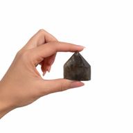 Points gemmes polies en vrac - Quartz fumé (env. 5-6 pièces)