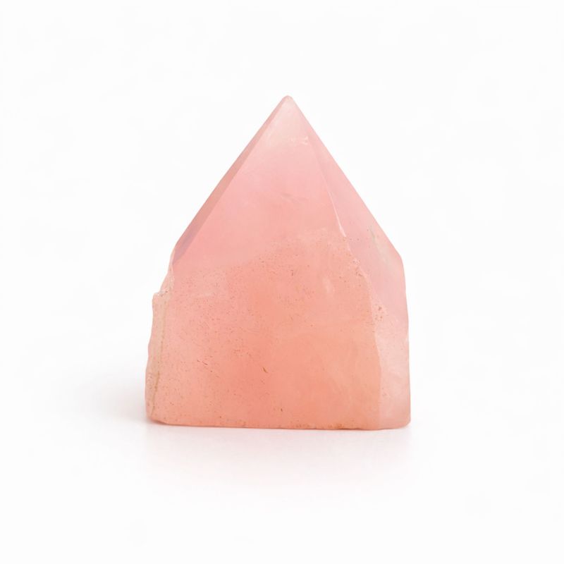 Points polissés en pierres gemmes en vrac - Quartz rose (environ 5–6 pièces)