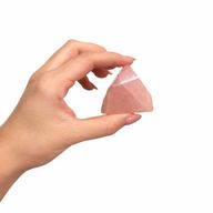 Points polissés en pierres gemmes en vrac - Quartz rose (environ 5–6 pièces)