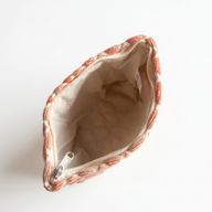 Nomad Sari Indien Jacquard Trousse de toilette - Rose Treillis
