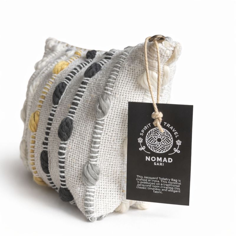 Nomad Sari Trousse de toilette en jacquard indien - Hippie Knot