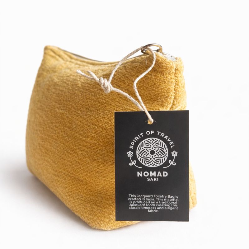 Nomad Sari Indien Jacquard Trousse de toilette - Marigold Loom