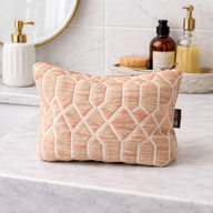 Nomad Sari Indien Jacquard Trousse de toilette - Rose Treillis
