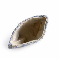 Nomad Sari indien jacquard trousse de toilette - Indigo Echo