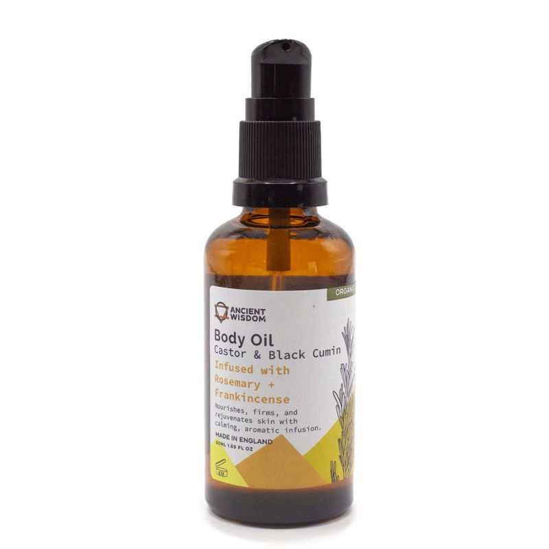Huile corporelle bio 50 ml - Romarin et encens