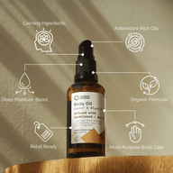 Huile corporelle bio 50 ml - Bois de santal et myrrhe