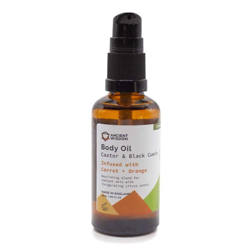 Huile corporelle bio 50 ml – Carotte et orange