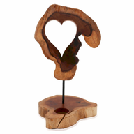 Bougeoir avec Petit Panneau - Coeur