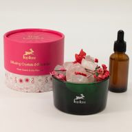 Cristaux Diffuseurs Hop Hare® & Ensemble Floral – Les Amoureux – Quartz Rose