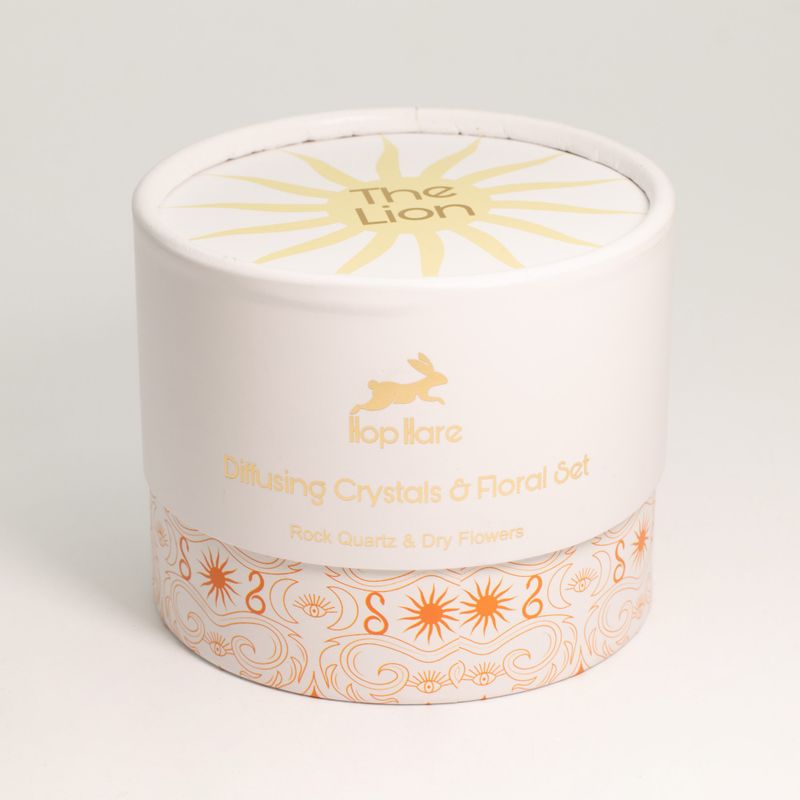 Cristaux Diffuseurs Hop Hare & Ensemble Floral – Le Lion – Cristal de Roche