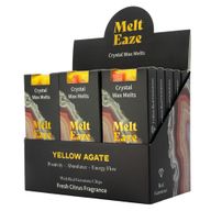 Tablette de Fondant de Cire Melt Eaze® – Agrumes Frais & Agate Jaune – 50 g