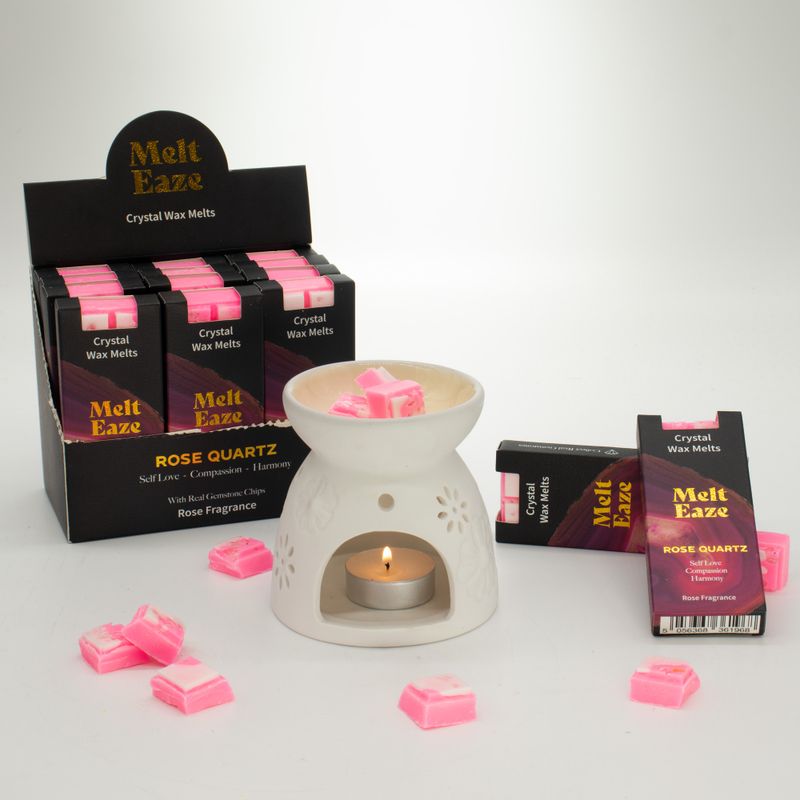 Tablette de Fondant de Cire Melt Eaze – Rose & Quartz Rose – 50 g