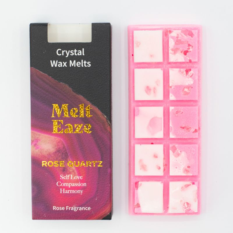 Tablette de Fondant de Cire Melt Eaze – Rose & Quartz Rose – 50 g