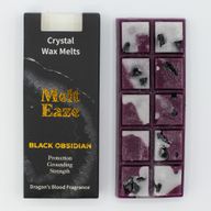 Tablette de Fondant de Cire Melt Eaze – Sang de Dragon & Obsidienne Noire – 50 g