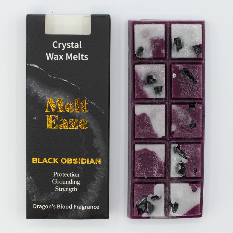 Tablette de Fondant de Cire Melt Eaze – Sang de Dragon & Obsidienne Noire – 50 g