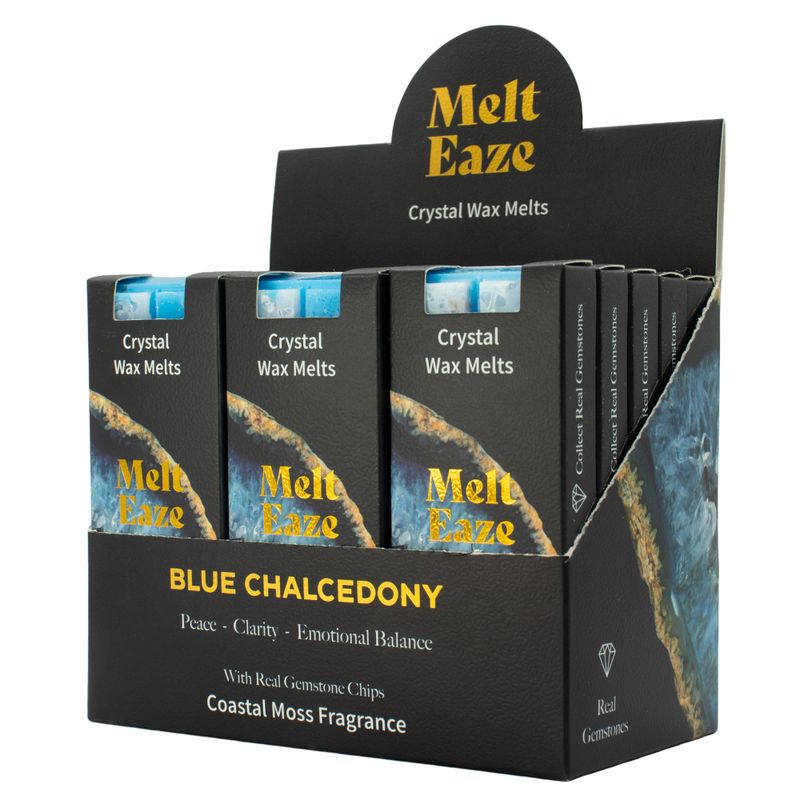 Tablette de Fondant de Cire Melt Eaze – Mousse Côtière & Calcédoine Bleue – 50 g