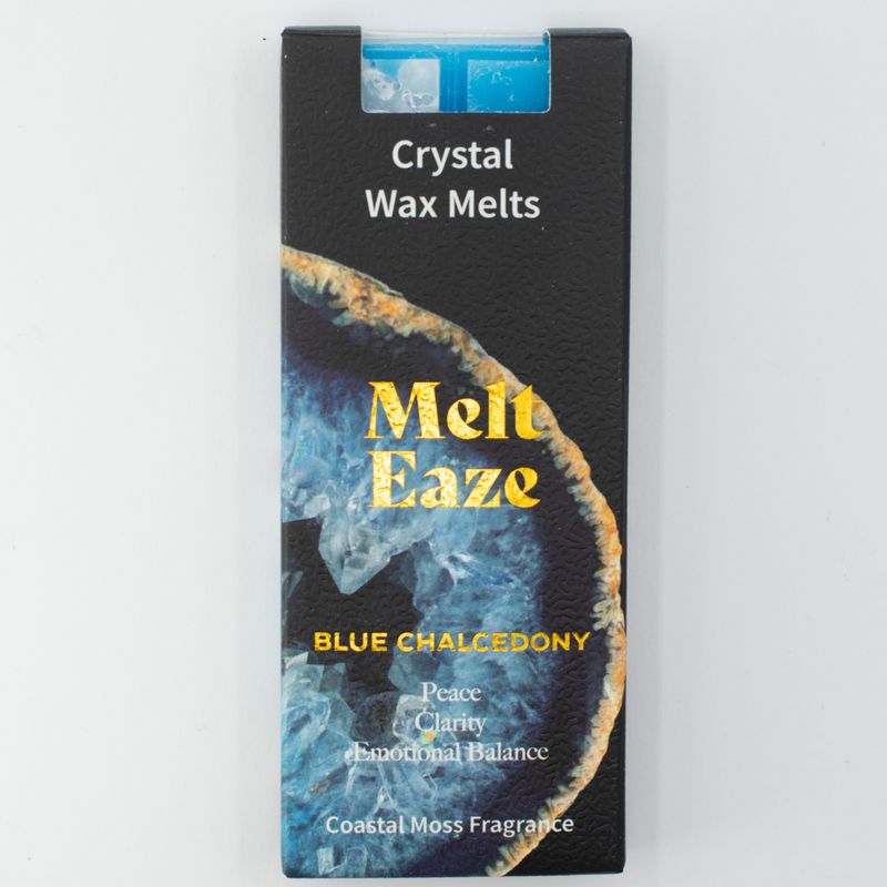 Tablette de Fondant de Cire Melt Eaze – Mousse Côtière & Calcédoine Bleue – 50 g