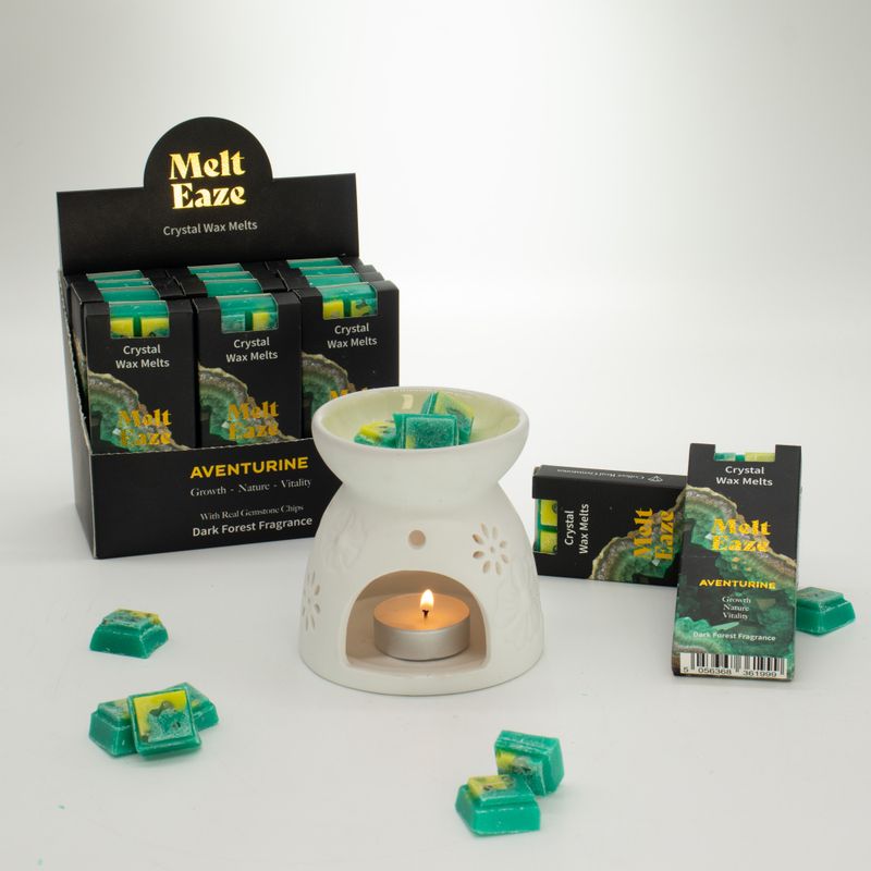 Tablette de Fondant de Cire Melt Eaze – Forêt Profonde & Aventurine – 50 g