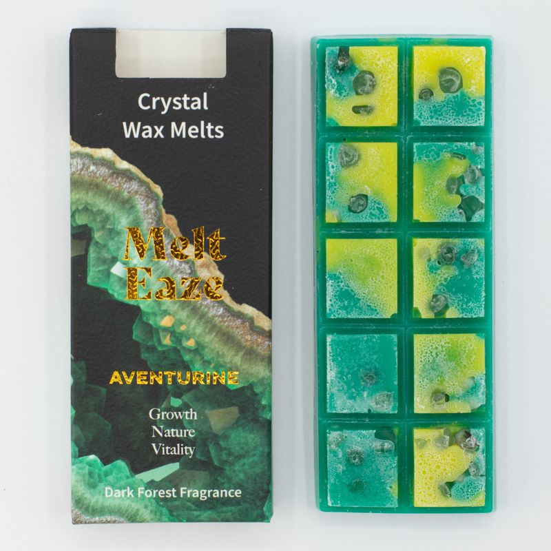 Tablette de Fondant de Cire Melt Eaze – Forêt Profonde & Aventurine – 50 g