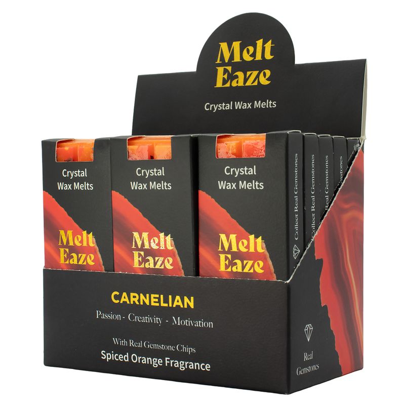 Tablette de Fondant de Cire Melt Eaze – Orange Épicée & Cornaline – 50 g
