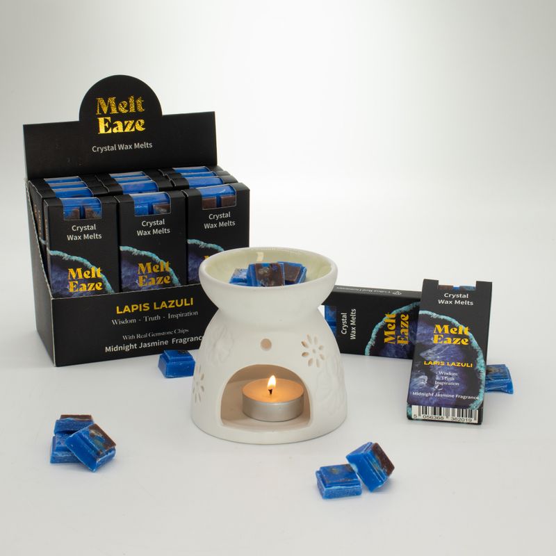 Tablette de Fondant de Cire Melt Eaze – Jasmin de Minuit & Lapis-Lazuli – 50 g