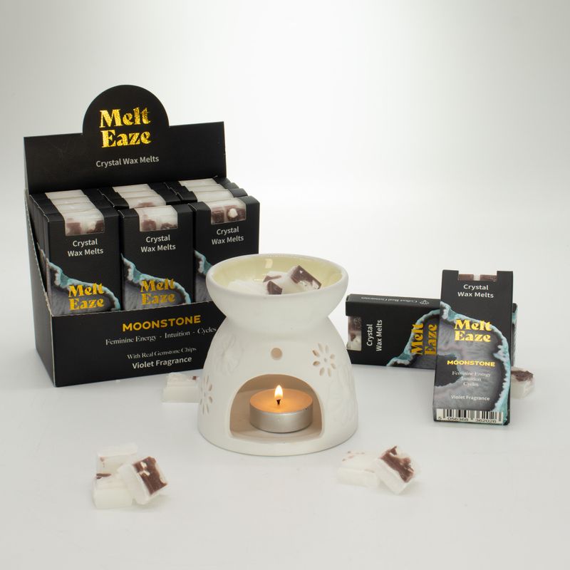 Tablette de Fondant de Cire Melt Eaze – Violette & Pierre de Lune – 50 g