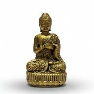 Brass Miniature Gods - Buddha (17gms)  - 34mm