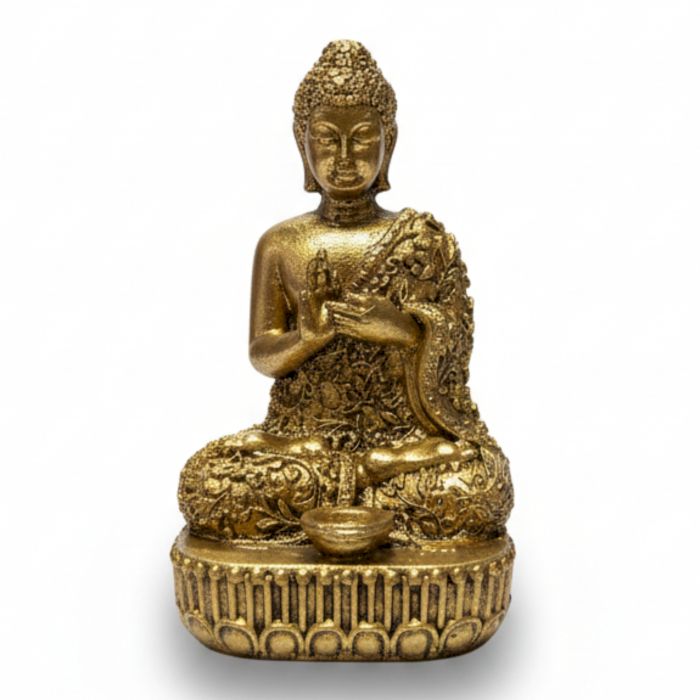 Miniature en laiton – Bouddha (110 g) – 76 mm