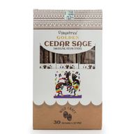 30g Bâtons de Résine de Cèdre Sauge Doré pour Purification (6 pièces)
