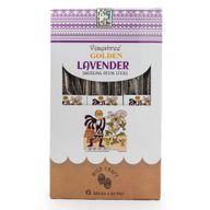 30 g Bâtons de résine fumante à la lavande dorée (6 pièces)