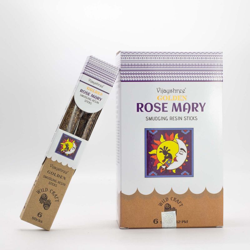 30 g de bâtons de résine fumante Golden Rose Mary (6 bâtons)