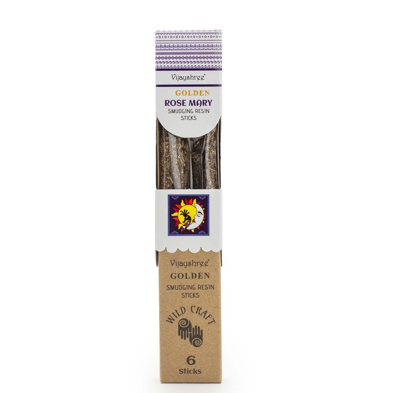 30 g de bâtons de résine fumante Golden Rose Mary (6 bâtons)