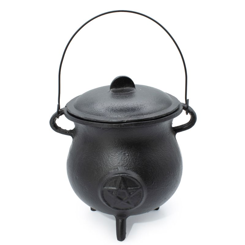 Chaudron en fonte extra grand avec pentagone 23x18 cm (au moins 4 kg)