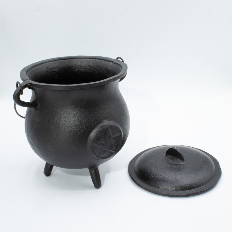 Chaudron en fonte extra grand avec pentagone 23x18 cm (au moins 4 kg)