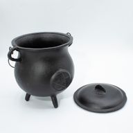 Chaudron en fonte extra grand avec pentagone 23x18 cm (au moins 4 kg)