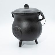 Chaudron en fonte extra grand avec pentagone 23x18 cm (au moins 4 kg)