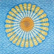 Paréos Mandala - Sarcelle Orange