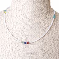 Collier Népalais en Pierre Extra-Fine - Perle & Perles Facettées