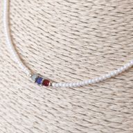 Collier Népalais en Pierre Extra-Fine - Perle & Perles Facettées