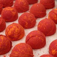Bombes de Bain Cristal - Feu - Marque Blanche