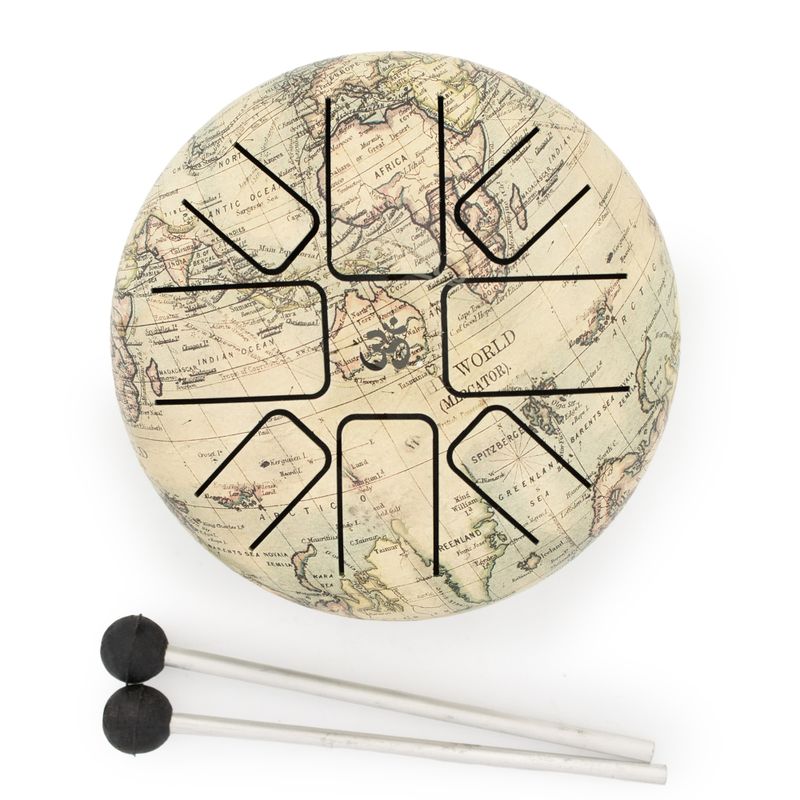 Tambour Tongue Drum Atlas Vintage – 14x7 cm