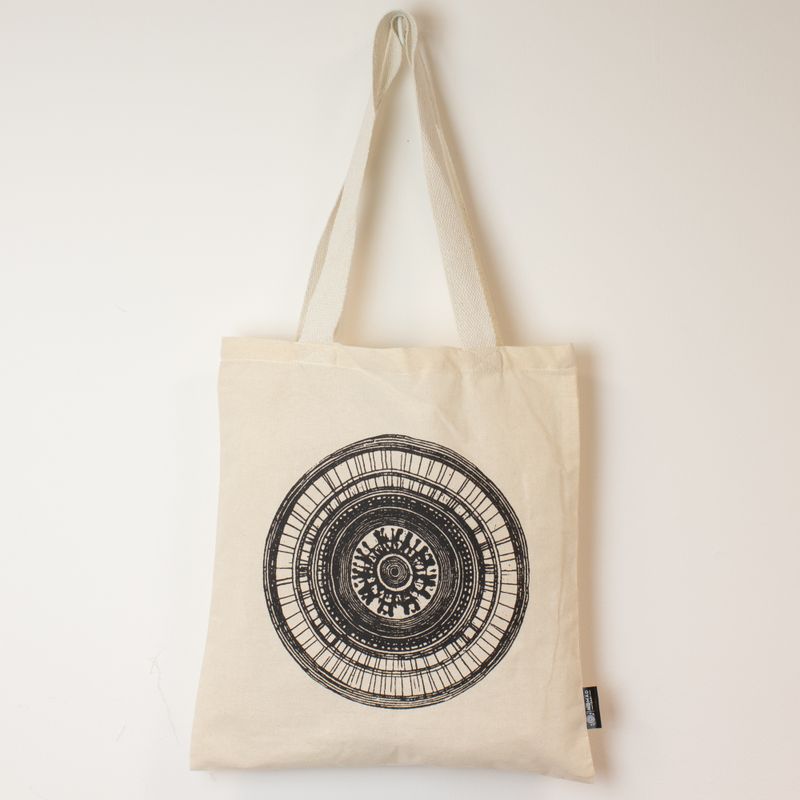 Sac cabas basique emblématique - Urban Mandala - (40x37cm) - Naturel 4 oz