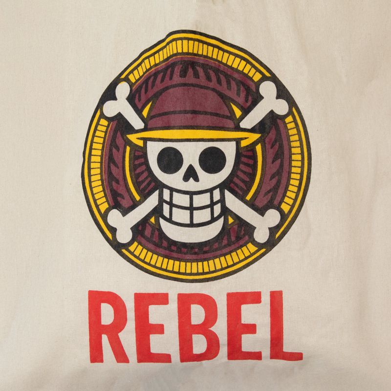 Sac cabas basique emblématique - REBEL - (40x37cm) - naturel 4oz
