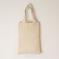 Mini sac cabas cadeau emblématique - non imprimé - (25x20 cm) - naturel 4oz